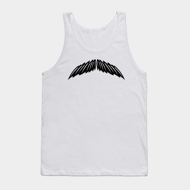 Mountain Moustache Tank Top by SWON Design